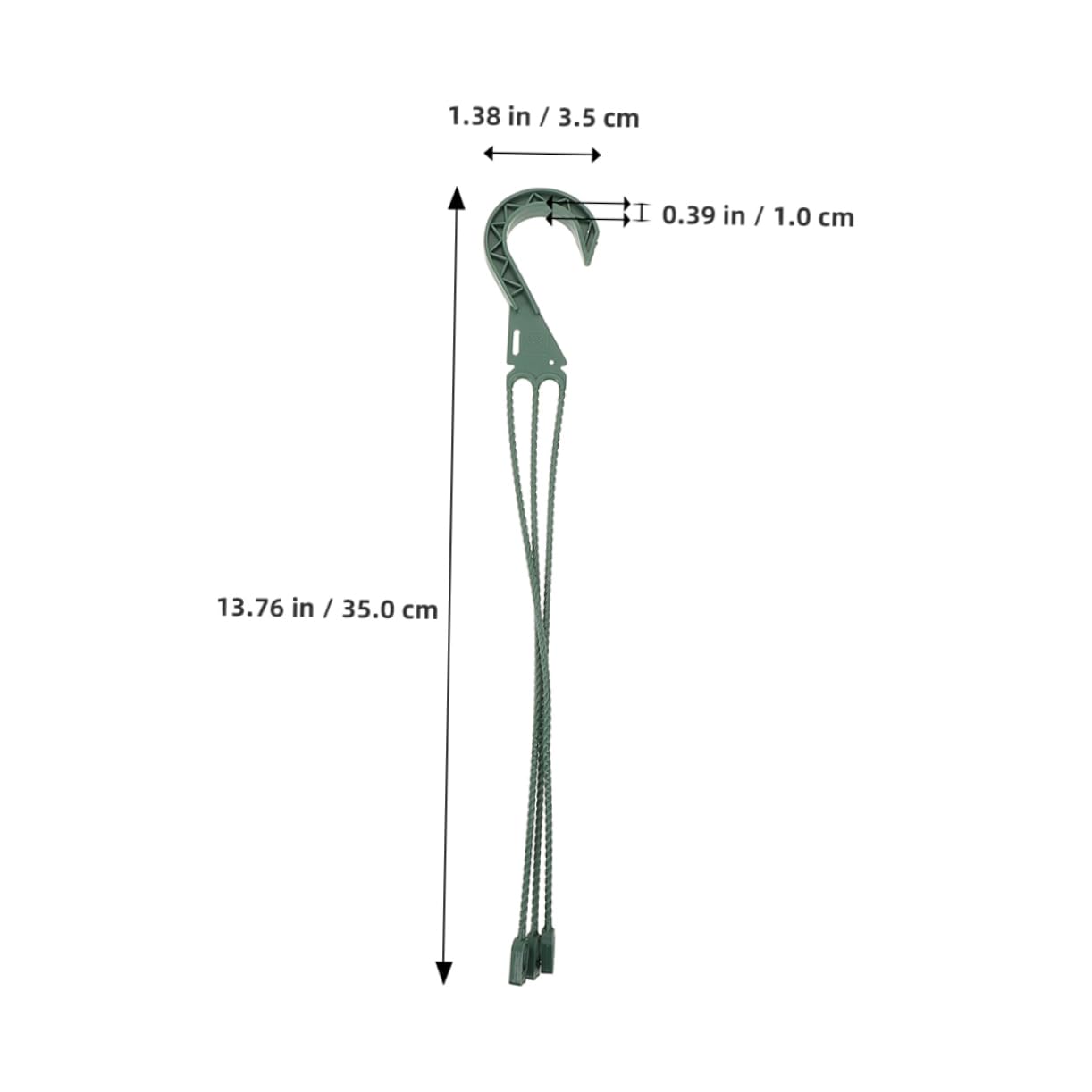 Toyvian 5pcs Plant Pot Hangers with Hooks Versatile Hanging Basket Chains for Plants and Bird Feeders Easy Installation Stylish Design