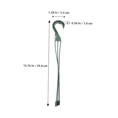 Toyvian 5pcs Plant Pot Hangers with Hooks Versatile Hanging Basket Chains for Plants and Bird Feeders Easy Installation Stylish Design