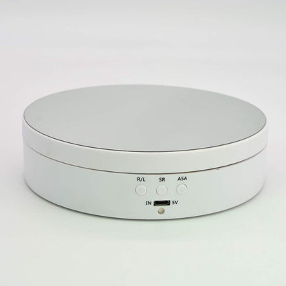 Pjeghbvop 360 Degree Motorized Rotating Display Stand Automatic Platform Adjustable Electric Display Turntable Cake Turntable