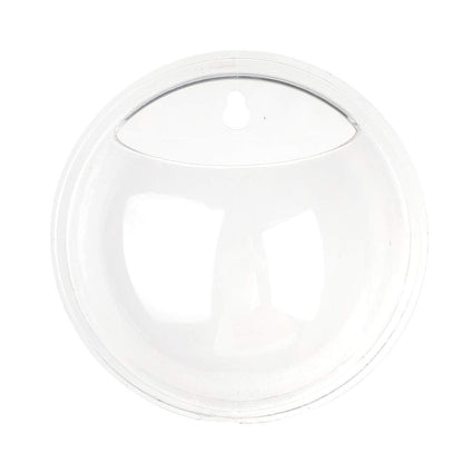 Firlar Clear Wall Hanging Plant Terrarium, 2 Pcs Acrylic Wall-Mounted Plant Pot Fish Tank Globe Flower Vase Terrarium Container Air Plant Holder Wall Hanging Bowl for Air Plants Succulents Fish