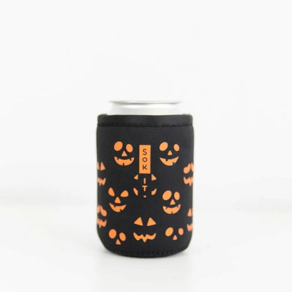 Sok It CanSok Sleeve for Beer & Soda Insulated Neoprene Cover (Fright Night Lights, 12oz Slim Can Sleeve)