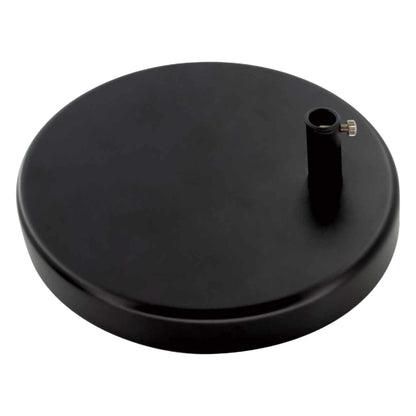 Desk Lamp Base: Round inches Mounting Stand for Desk Lamps,Magnifying Glass with Light,Mic Arm Desk Mount,Swing Arm Desk Lamp,for Home Office,Compatible for lk-1 cl-2 (Black)