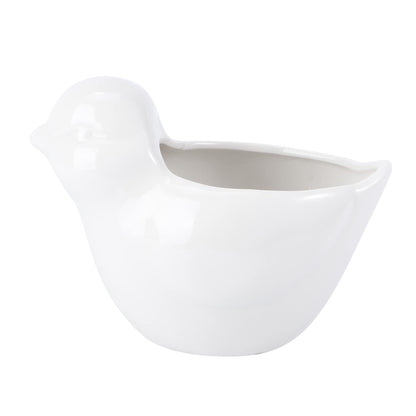 BESPORTBLE Creative Bird Modeling Ceramic Flower Pot for Succulent Plants Cute Animal Design for Indoor Garden Decor Small Decorative Planter Drainage Hole