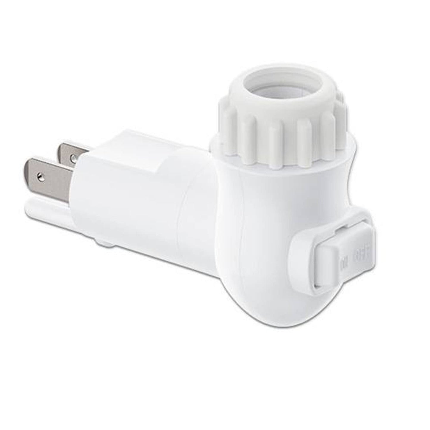 JNXQWE Plug in Night Light Module,Night Light Plug with ON/Off Switch,E12 Base Socket Night Light for Himalayan Crystal Salt Night Light,Wall Light(with Waterproof Gear)