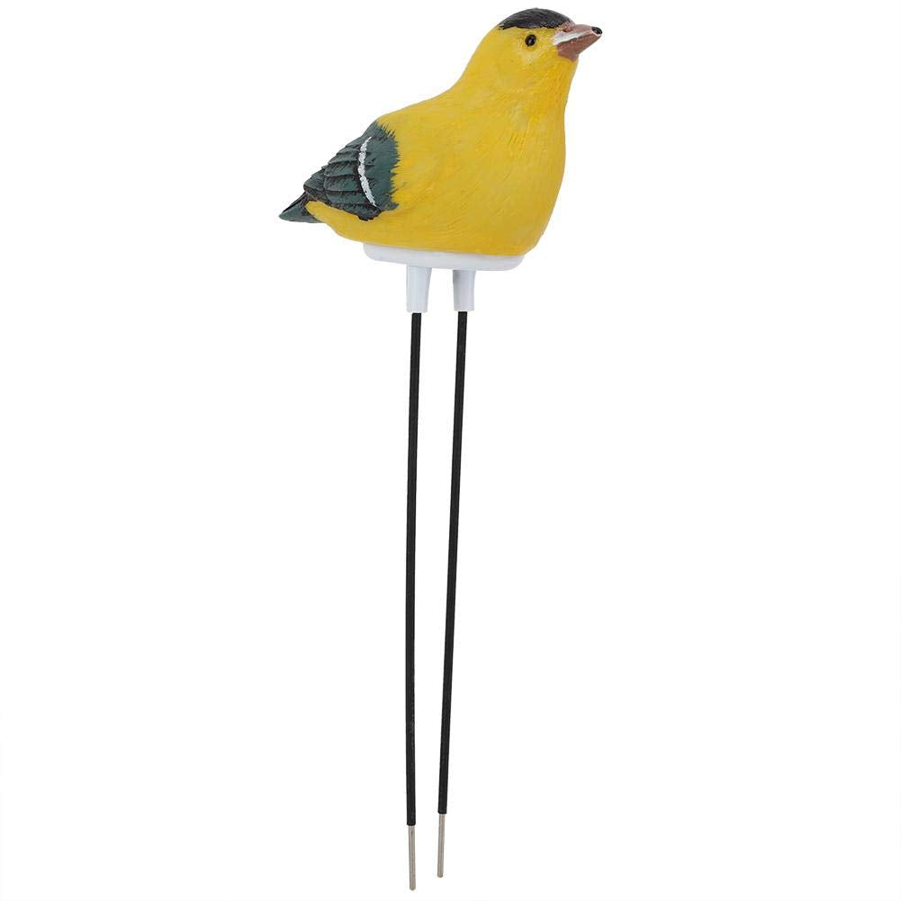 Haofy Bird Shape Soil Meter Plant Hygrometer Sensor with Water Warning Alert (Yellow)