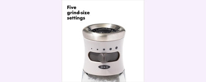 OXO Good Grips Contoured Mess-Free Salt Grinder - Gray