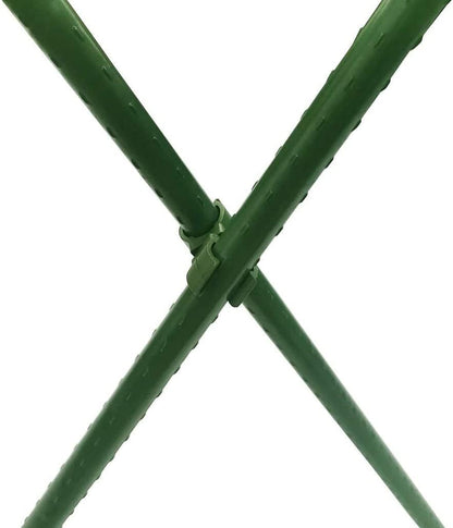 50X Plant Trellis Cane Connector, Climbing Rattan Stent Accessories Plant Connector Stake Clip for Garden Orchard Tomato Cage 11mm (7/16 inch)