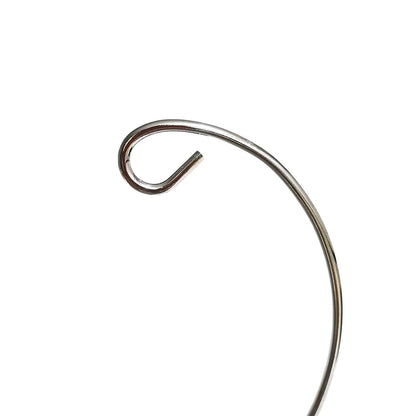 Fosinz 6 Inch Silver Ornament Display Stand, Metal Ornament Hanger Stand for Hanging Glass Globe, Air Plant Terrarium, Christmas Ornament, Witch Ball, Home Office Wedding Decoration (Sliver)