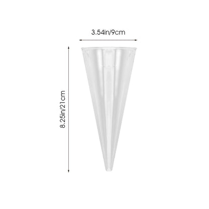 LIFKOME Wall Mounted Glass Shape Vase for Hydroponic Plants Creative Wall Hanging Planter Container Glass Terrarium for Indoor Decoration for Decor