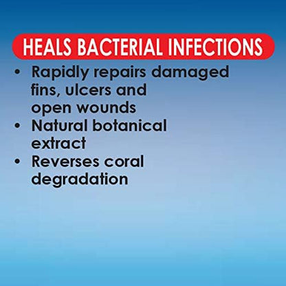 API MARINE MELAFIX Saltwater Fish and Coral Bacterial Infection Remedy 16-Ounce Bottle (311D)
