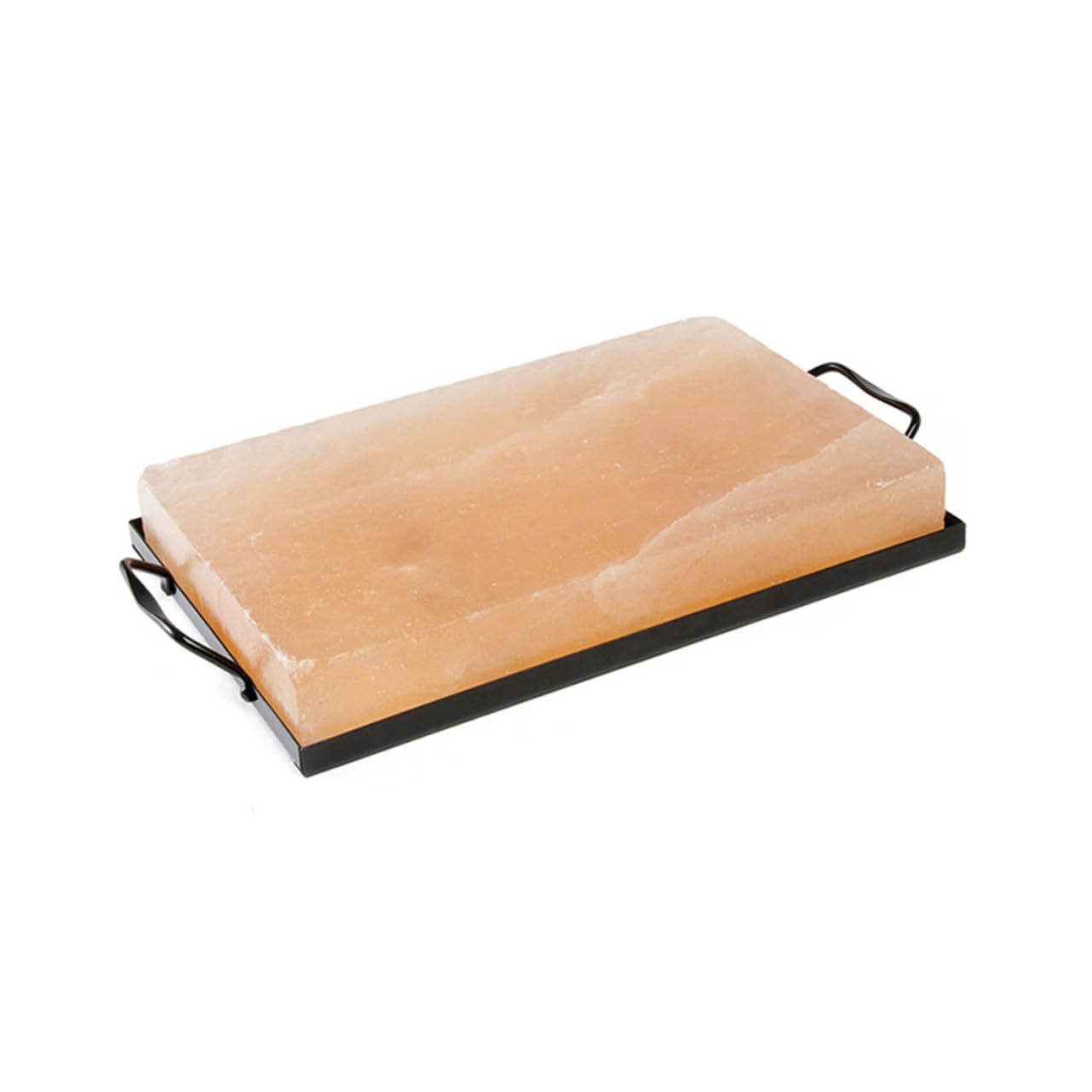 Healifty Enamel Salt Plate Rack Barbecue Roasting Tool Lightweight Kitchen Accessory for Salt Block Grilling and BBQ Trays