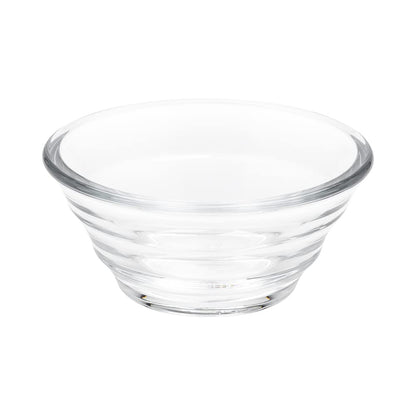 Restaurantware 5 Ounce Small Glass Bowls 6 Dishwasher-Safe Glass Prep Bowls - Strata Lead-Free Clear Glass Prep Dishes For Spices Condiments Or Ingredients
