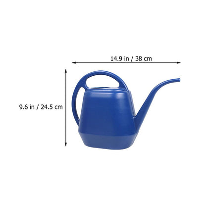 SEWACC Large Capacity Watering Can with Long Spout, Reliable Garden Sprayer for Succulents and Indoor Plants, Sturdy Plastic Watering Pot for Outdoor Flowers
