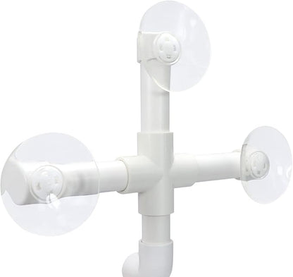 Litewoo Bird Shower Perch with Suction Cup Parrot Window Wall Stand Bath Toys (1 Sticks)