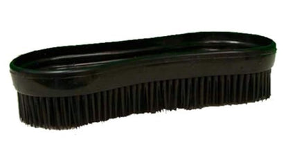 Intrepid International Magic Horse Brush, for Horse Grooming Kit w/Durable Plastic Bristles, Horse Brushes for Grooming, Removes Dirt, Sweat, Grime, Black