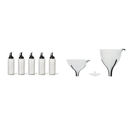 OXO Good Grips Chef's Squeeze Bottles (5-Pack) and Funnel Set