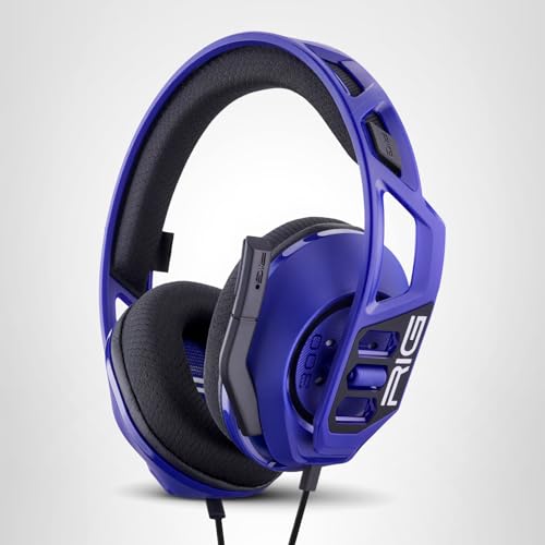 RIG 300 PRO HC Universal Gaming Headset - Xbox Series X, Xbox Series S, Xbox One, PS5, PS4, PlayStation, Nintendo Switch, Laptop, 3.5mm – Flip-to-Stow Mic, 40mm Speakers – Dolby Atmos – Cosmic Purple