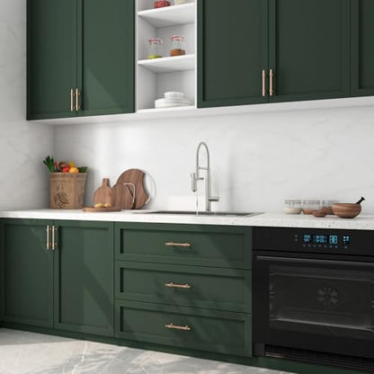 FunStick Dark Green Wallpaper Peel and Stick Green Contact Paper for Cabinets Drawers Countertops Kitchen Cabinet Contact Paper Waterproof Vinyl Wrap Removable Wallpaper for Bedroom Walls 15.8"x78.8"