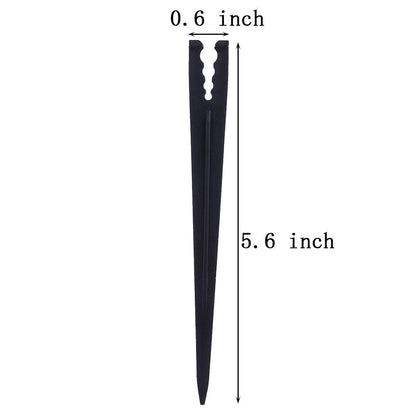 200 Pcs Plastic Irrigation Drip Support Stakes for 1/4-Inch Tubing Hose 4/7 or 3/5 Irrigation Hose Holder&Emitters/Drip Irrigation Kits/Garden Tools for Vegetable Gardens Flower Beds Herbs Garden