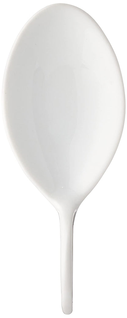 Restaurantware-4 Inch Porcelain Tasting Spoons, 10 Fish Shape Porcelain Spoons - Microwave-Safe, Oven-Safe, White Tasting Spoon, Chip-Resistant, For Tastings Or Individual Portions