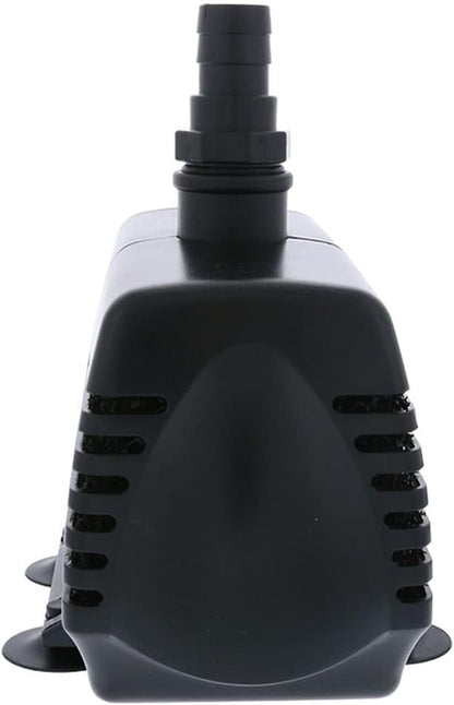 EcoPlus Eco 1056 Water Pump Fixed Flow Submersible Or Inline For Aquariums, Ponds, Fountains & Hydroponics - UL Listed, 1083 GPH, Black