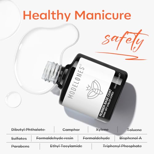 modelones 15 ml Nail Dehydrator and Primer, Acid Free Base Coat Natural Prep Dehydrate & Bond Primer Kit, Hema-Free Acrylic Nail Supplies