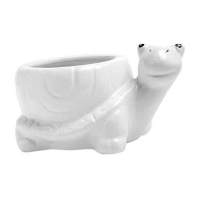 Ciieeo Ceramic Turtle Succulent Planter Pot Cute Cartoon Flower Container for Plants for Home Office Desk Decor Vibrant Garden Decoration
