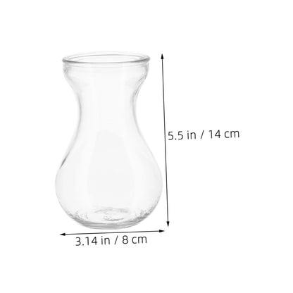 BESTOYARD 5pcs Glass Vases for Flowers Terrarium Decor Centerpieces for Indoor Plants Bud Vases