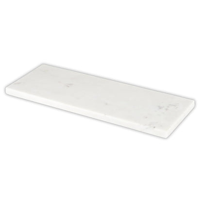 Santa Barbara Design Studio Table Sugar Marble Serving Board, Medium, White