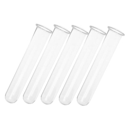 SEWOART 5pcs Hydroponic Test Tube Vase for Terrarium Flower Arrangements Glass Tube Vases for Indoor Plants