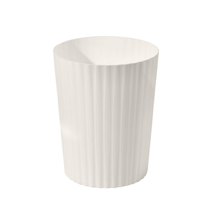 VKPLITE Versatile 2 Gallon Plastic Trash Can - The Compact Bin for Bathroom, Kitchen, or Home Office - Beige