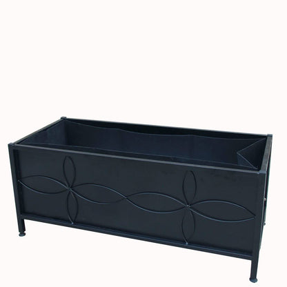 Zhongma Sturdy Raised Garden Bed with Inner Fabric Liners for Vegetables Flower, Planter Box for Backyard Patio Balcony. Inner Size: 33.85x14.17x11 inch