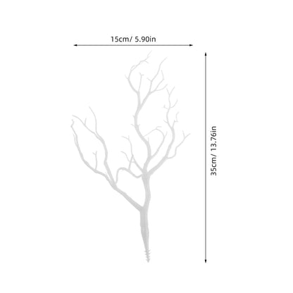 Cabilock 4PCS White Tree Branches for Decoration, Antler Decor, Artificial Branches for Vases and DIY Witch Antler Crafts, Halloween and Christmas Decor