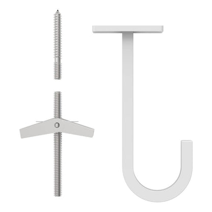 National Hardware N275-512 Extended Ceiling Hook, 5", White