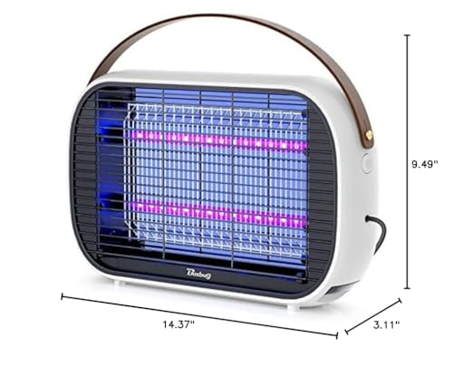 Buzbug LED Bug Zapper Indoor, 10 Years Lifespan Lamp Sustainable Less Power, Durable High-Voltage Electric Mosquito Zapper, Fly Trap Mosquito Trap, Fly Killer -MA015B