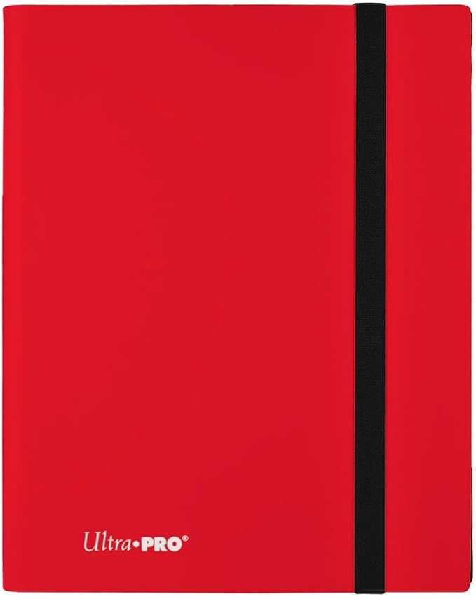 Ultra Pro E-15146 Eclipse 9-Pocket PRO-Binder-Apple Red