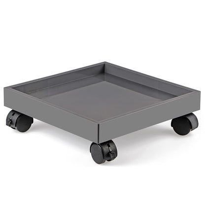 Skelang Square Wheeled Plant Dolly - ABS Planter Trays, Heavy Duty, Load Capacity 110 Lbs