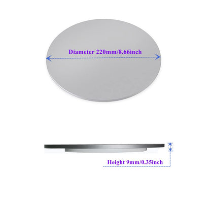 WYSXEBWZ Aluminum 360° Rotation Monitor Swivel Base Computer Screen Monitor Turntable Stand Flat Panel TV Rotating Mat for iMac Laptop Potted Plants Arts Crafts Products Display Stand