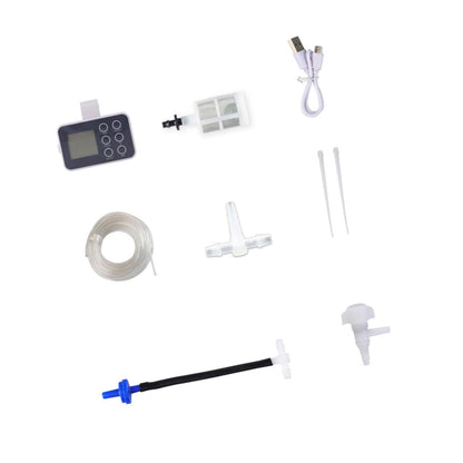Adjustable Drip Irrigation Set for Housegreens with 15 or 20 Outlets and 300 Seconds Watering Duration ABS Automatic Plant Irrigator
