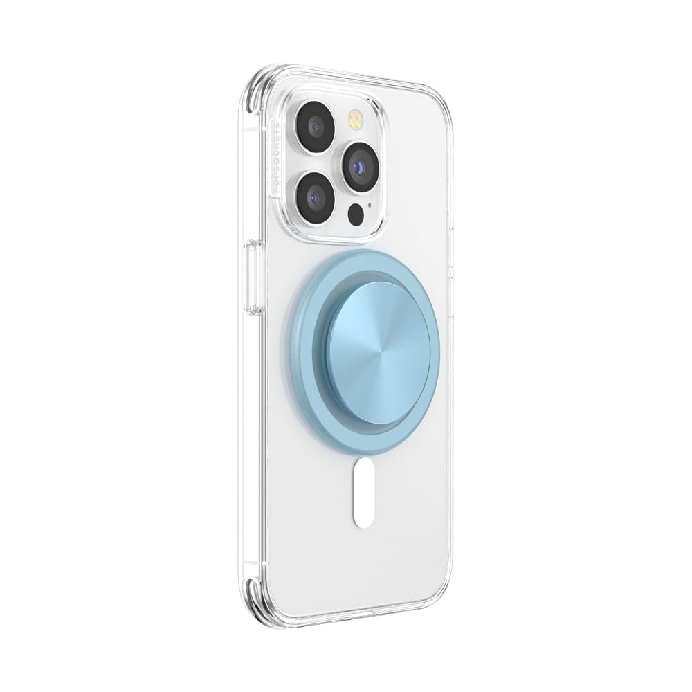PopSockets Phone Grip for MagSafe, Magnetic Holder, Phone Stand - Blue Sigh