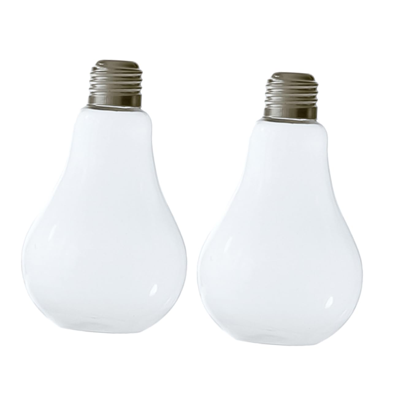 Gogogmee 2 Pcs Glass Lightbulb Vase for Hydroponic Plants Creative Terrarium Container Indoor Wall Hanging Planter for Home Decor Visible Water Level
