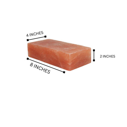 Himalayan Salt Bricks for Wall - Size 8x4x2 pack of 6 | Himalayan Pink Salt Bricks for Home | Salt Tiles for Home Improvement | Himalayan Salt Tiles.