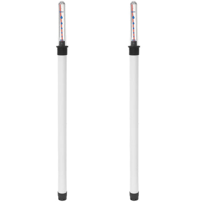CLISPEED 2Pcs Water Level Gauges, Float Water Level Indicators, Plant Watering Reminders, White, Plastic, 14 Inches
