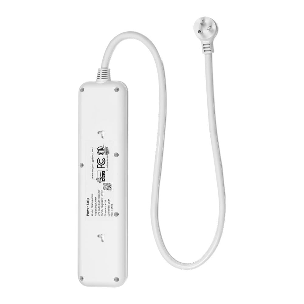 Zooz 800 Series Z-Wave Long Range Smart Plug ZEN04 800LR | Hub Required | Works with the Z-Box Hub, Home Assistant, and Hubitat