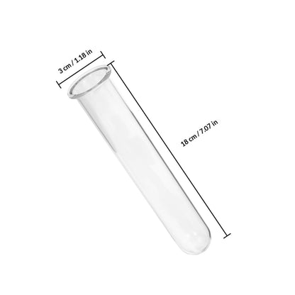 BESPORTBLE 4pcs Glass Test Tube Vase Plant Propagation Tubes Hydroponic Planter Terrariums Desktop Floral for Indoor Plants Home Décor