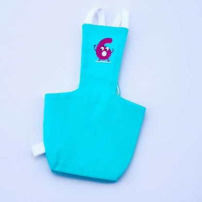 Bird Diaper Protective Parrot Nappy - 6 Pack, Reusable Flight Suit with Waterproof Inner Layer, Washable Cute Urine Wet Suit for Cockatiel Conure Macaw Lovebird (Macaw)