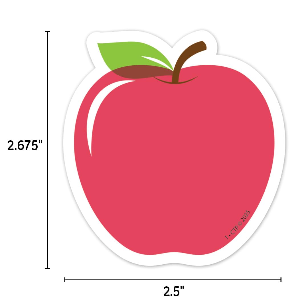 CTP Apple Time Apples 3" Designer Cut-Outs (#11059 Creative Teaching Press)