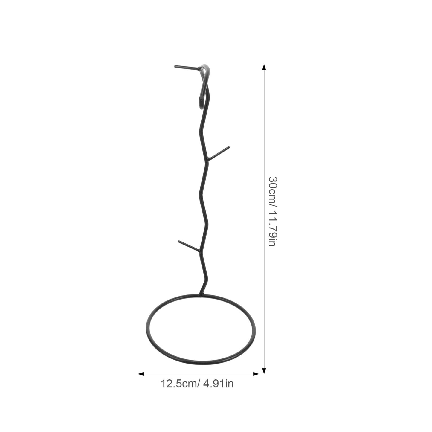 Sosoport Plant Hook Air Plant Holder Hanging Air Plant Stand Desktop Terrarium Hook Tabletop Terrarium Stand Bauble Terrarium Hanger Metal Terrarium Stand Glass Terrarium Holder Witch Stand