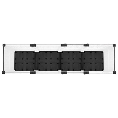 GOLINPEILO Raised Garden Bed, PP Planter Box, Garden Boxes Outdoor Raised for Vegetables, Fruits, Flowers and Herbs, White 63"x15.7"x15" Polypropylene