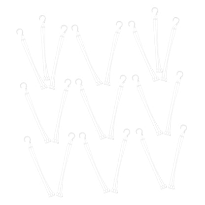 Garneck 20pcs Hanging Flower Pot Hangers Hooks for Indoor and Outdoor Use Stylish Planter Holder for Gardens Balconies and Living Rooms Elegant Design for Pothos and Plants